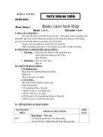 Hoạt động ngoại khóa lớp 9 tuần 3-6