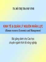 kinh tế quản lý nguồn nhân lực