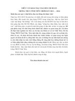 Diễn văn khai mạc đại hội chi đoàn