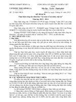 Kế hoạch an ninh trat tu trong truong học