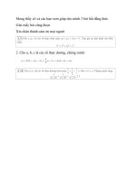 Nhờ thầy cô và các bạn giải giúp bài bất phương trình