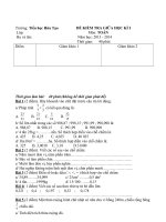 DE THI TOÁN GKI -TRANG