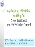 kỹ thuật xử lý khí thải và tiếng ồn