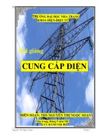 bài giảng cung cấp điện