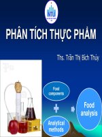 phân tích thực phẩm