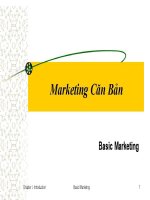 bài giảng maketing căn bản