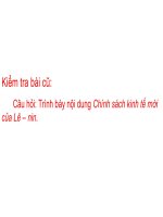 Bai tình hình các bước tư bản giữa hai cuộc hiến tranh thế giới