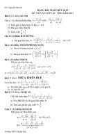 Bai toan rut gon nam 2013