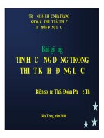 bài giảng tin học ứng dụng trong thiết kế hệ động lực