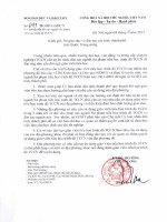 HD đào tạo ngành sư phạm Tiểu học trình độ TCCN