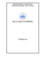 quản trị văn phòng