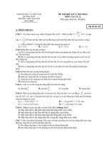 đề thi trường thpt nguyễn thái bình hk1