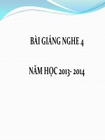 bài giảng nghe 4