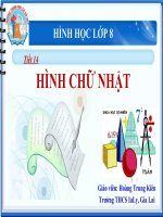 Toán 8: Hình chữ nhật_Chuẩn Elearing