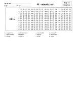 De kiem tra 45 phut HKI (DE A) lop 11 NC