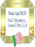 giao an 3 unit 2-lesson 2