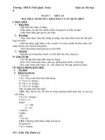 Bài thực hành số 3. Khai báo và sử dụng biến