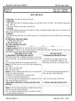 GA địa 6 tuần 1 -8 theo chuẩn KTKN