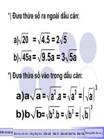 bai 8. Rút gọn biểu thức chứa căn thức bậc hai