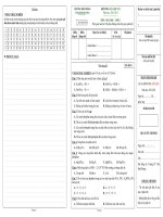 Đề thi giữa kì I (2012-2013)