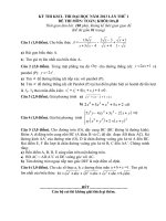 đề khảo sát đầu năm lớp 10