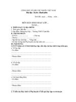 BIEN BAN SINH HOAT LOP