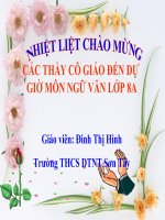 NGU VAN 8, HOI THOAI