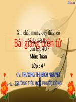 Toán 4 - Tuần 5 - Biểu đồ