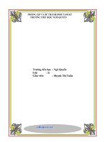 Giáo án tuần 1 lớp 2