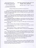 QUY ĐỊNH CẤU TRÚC RA ĐỀ THI