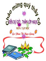 Tập đọc : Goi Bạn