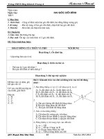 Toán 7 phần hình học dạy tự chọn bám sát cả năm