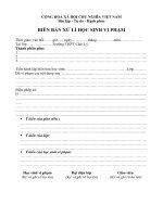 Bien ban xu ly hoc sinh vi pham