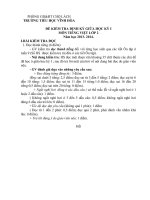 Đề thi GHKI môn TV độc khôi 2-5 ( 2013-2014)