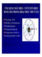 ứng dụng máy điện - vô tuyến điện hằng hải trong khai thác thủy sản