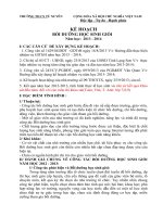 KHBD học sinh giỏi năm học 2013-2014