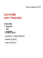 unit 2 thí điểm 6