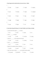 BAI KIEM TRA 1 TIENG ANH 9