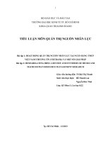 hoạt động quản trị nguồn nhân lực tại ngân hàng tmcp việt nam thương tín (vietbank) và một số giải pháp