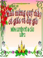 LT và C : Từ ngữ về môn học