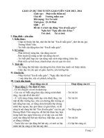 Âm nhạc: ca hát vận động 