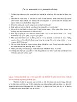 Ôn thi môn Phân tích thiết kế tổ chức hành chính Nhà nước