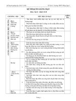 Kế Hoạch Giảng dạy vật Lý 11 2013-2014