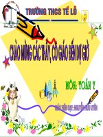 Bái Tính chất cơ bản của dãy tỉ số bằng nhau