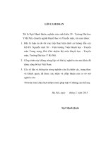 Nghiên cứu thực trạng và đánh giá hiệu quả áp dụng các biện pháp nâng cao chất lượng truyền máu tại hai huyện đảo cát hải và phú quốc