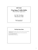 ứng dụng vi điều khiển