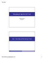 Bài giảng ôn tập môn Kinh tế vĩ mô