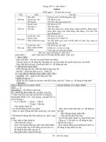 giáo an lớp 1 buổi chiều tuần 6 mới