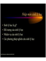 sinh lý học người động vật