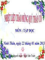 TĐ : Nhà tài trợ cho CM